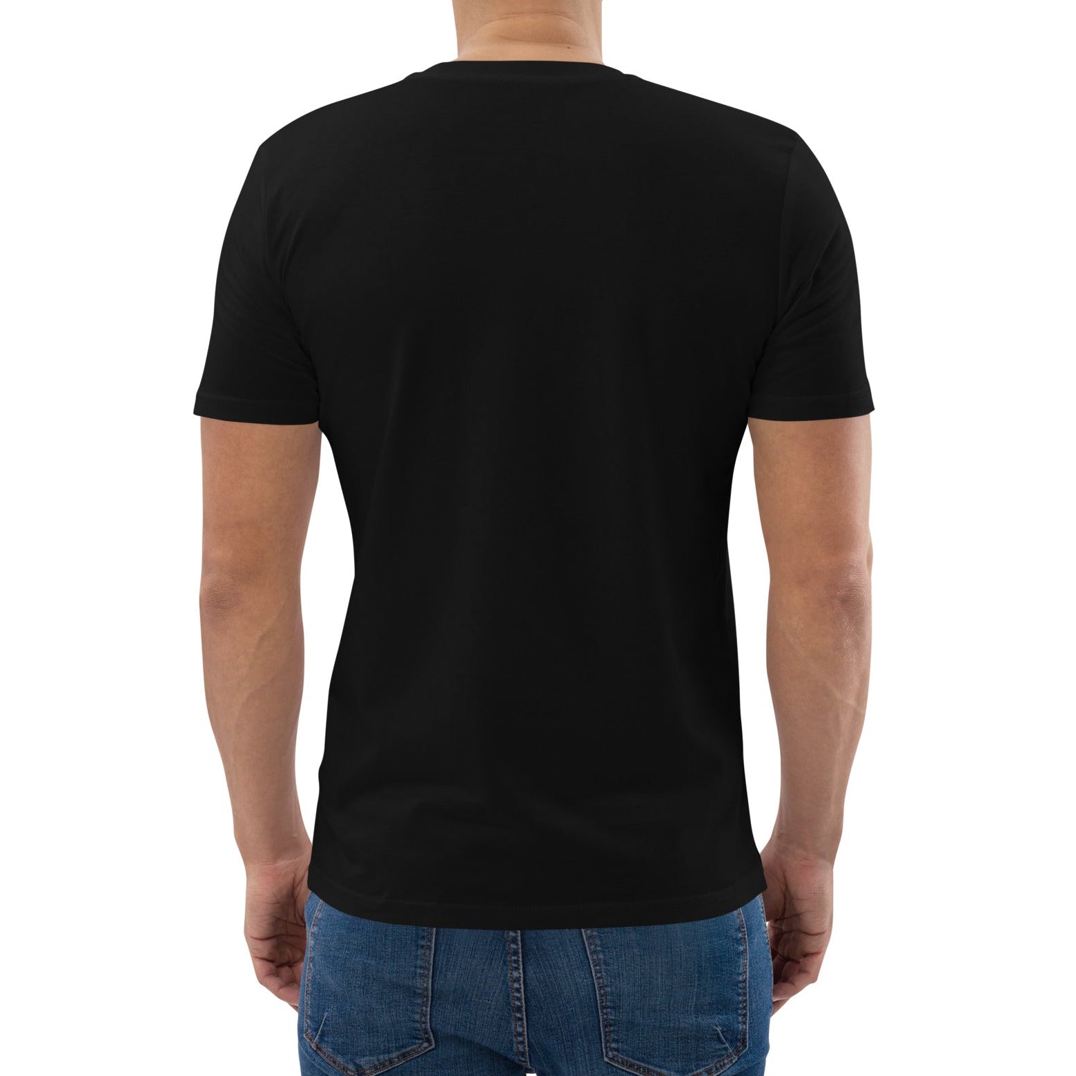 Villiers Maison Suisse black T-Shirt for men back model view
