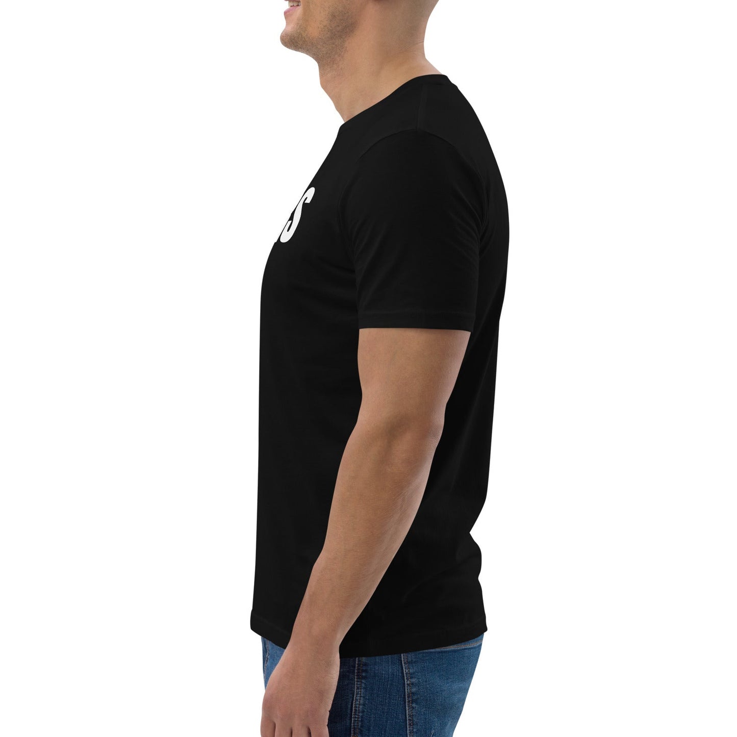 Villiers Maison Suisse black T-Shirt for men side model view