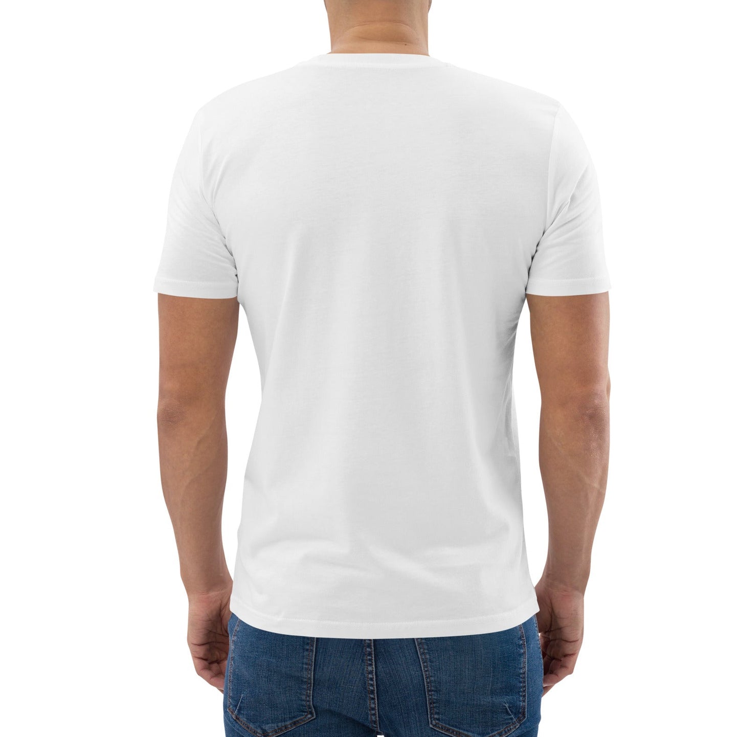 Villiers Maison Suisse white T-Shirt for men back model view