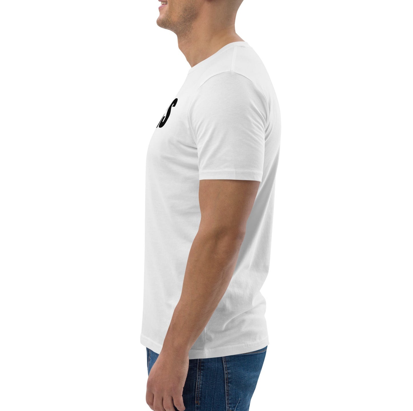 Villiers Maison Suisse white T-Shirt for men side model view